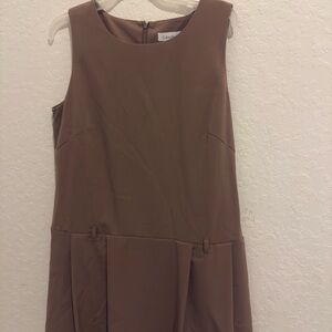 Calvin Klein Tan Midi Dress